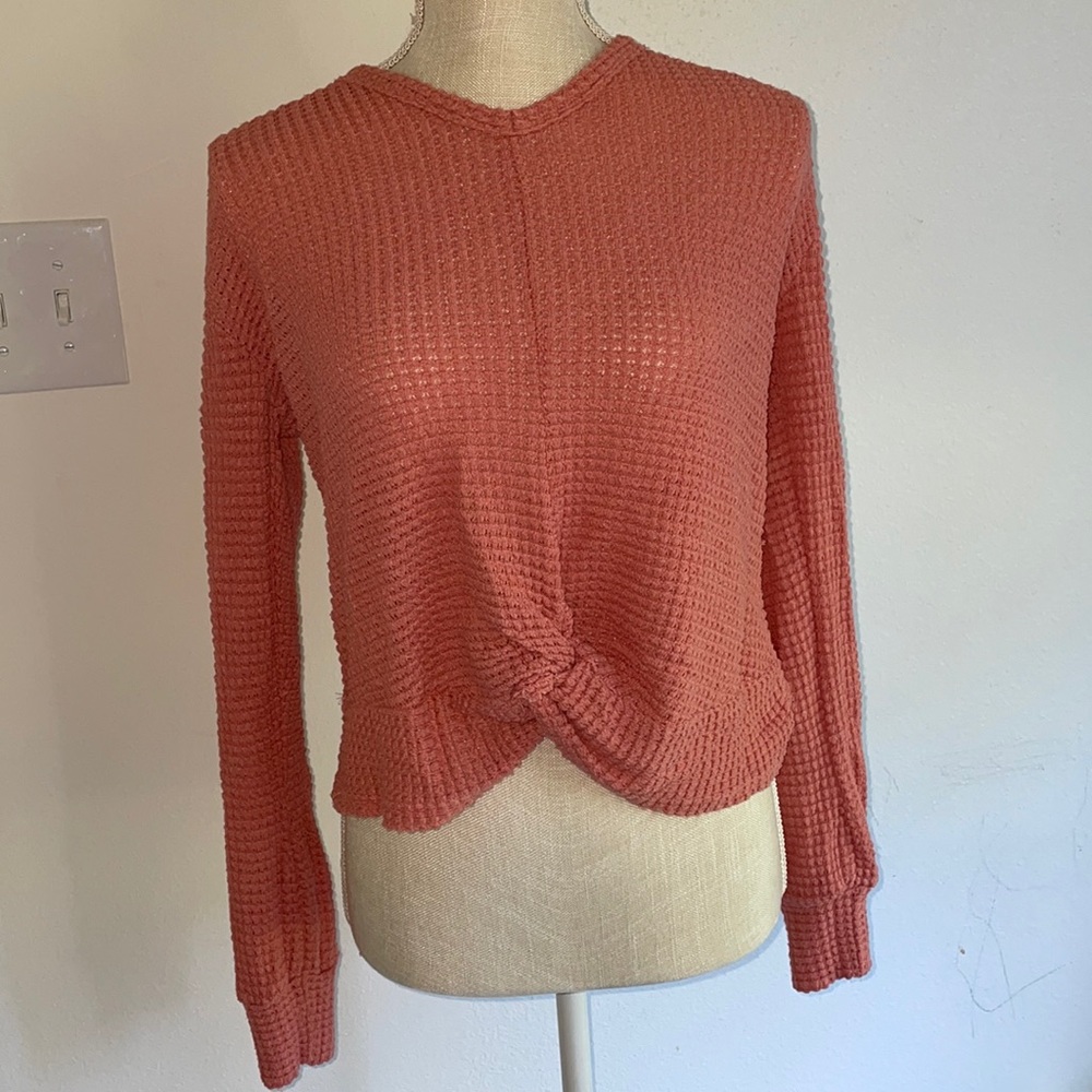 Pie in the Sky pink sweater.  Size Medium